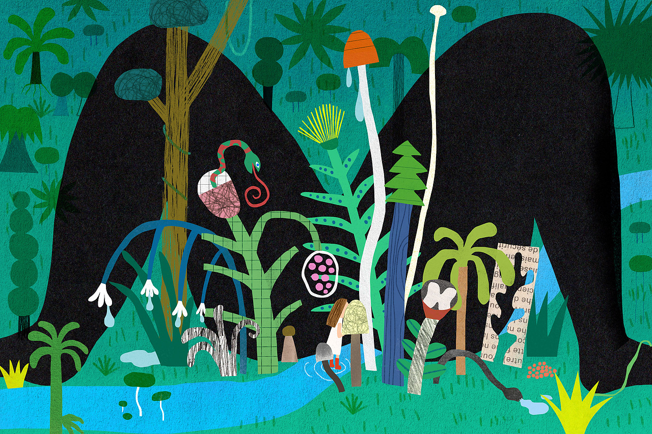 拼贴插画作品合集