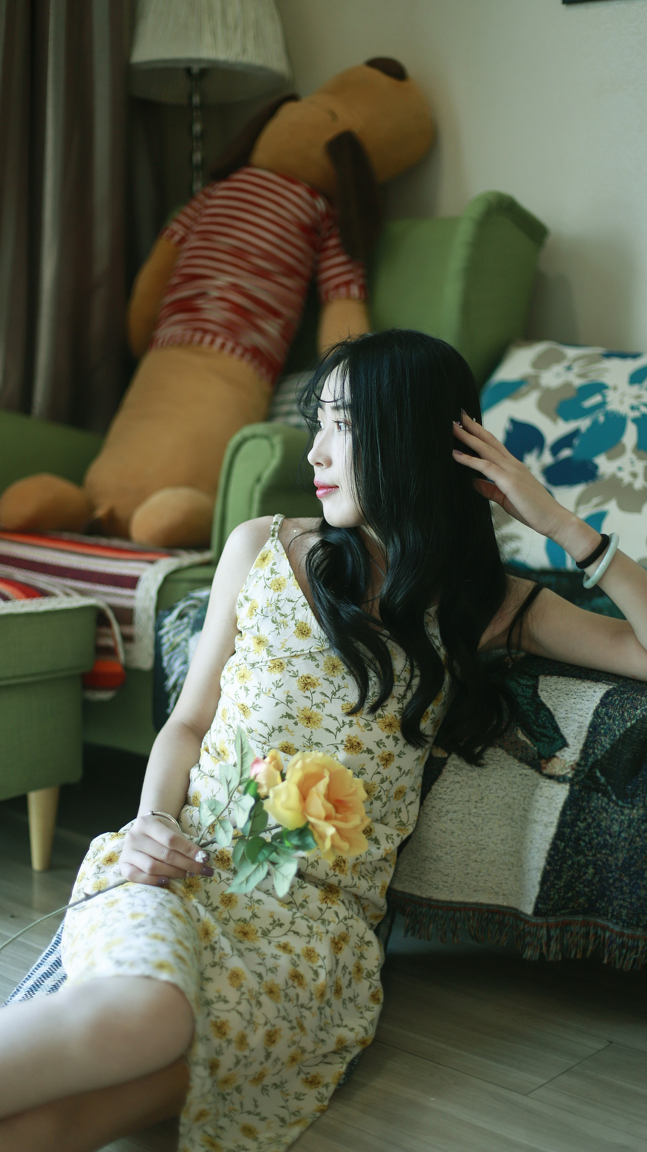 那个穿着碎花裙的女人（图ZMzE1MjM0MDQw） - 人像摄影 - 站酷设计师心魔月儿原创素材 - 站酷ZCOOL