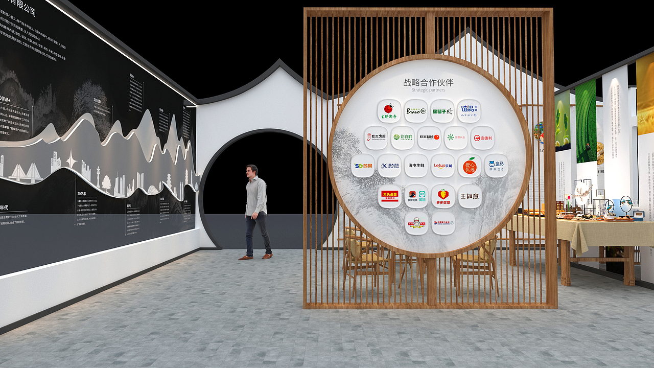 人人福徽派展厅