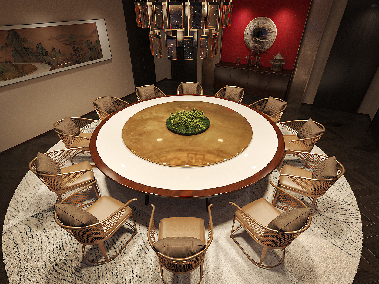 餐椅包厢设计（图ZMzQ3MTAwOTg4） - 商业空间设计 - 站酷设计师预见视觉原创素材 - 站酷ZCOOL