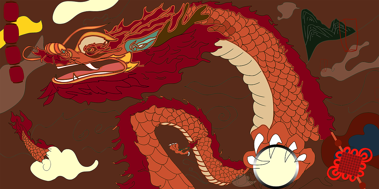 龙（图ZMzQyOTYxMTA4） - 商业插画 - 站酷设计师唯心不易ya原创素材 - 站酷ZCOOL