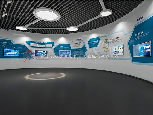 焦作地理展厅装修设计案例科技与现代的结合