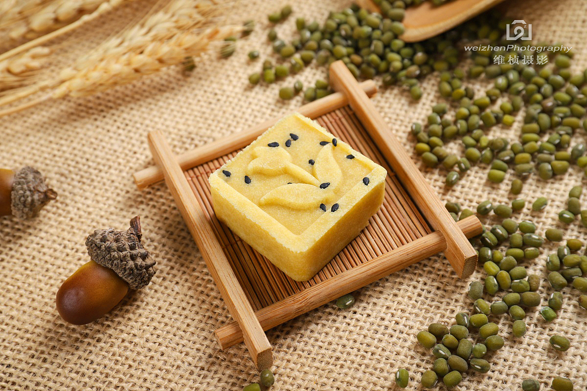 西安特产食品绿豆糕点美食拍摄  静物淘宝产品拍摄影 