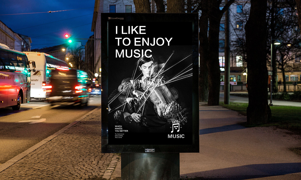 MUSIC 品牌形象设计 酷 表情 舞蹈 音乐LOGO 黑色VI