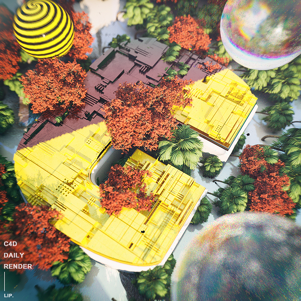 c4d oc 渲染个人测试练习（图ZMTExNDY1NTI0） - 其他三维 - 站酷设计师曹纯Lip原创素材 - 站酷ZCOOL