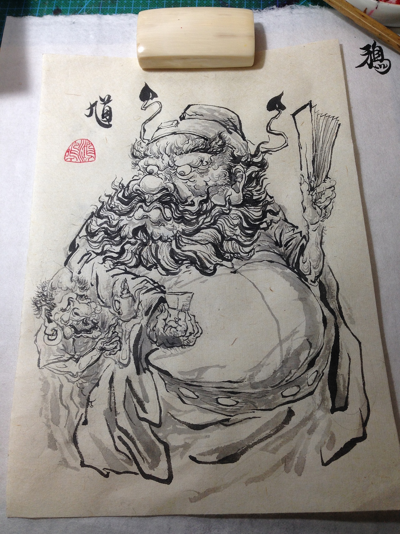 【上善凡品】随笔小品，｛馗｝。（图ZNjQxNjcxNTY=） - 创作习作 - 站酷设计师尹鸣鸿原创素材 - 站酷ZCOOL