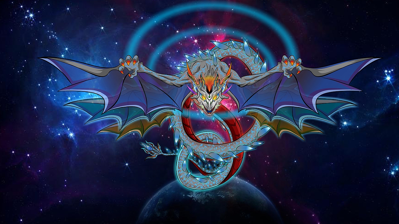 矢量插畫魔物設計——萬象星龍（圖ZMTMzNjYwMTg4） - 概念設定 - 站酷設計師一筆成原創(chuàng)素材 - 站酷ZCOOL