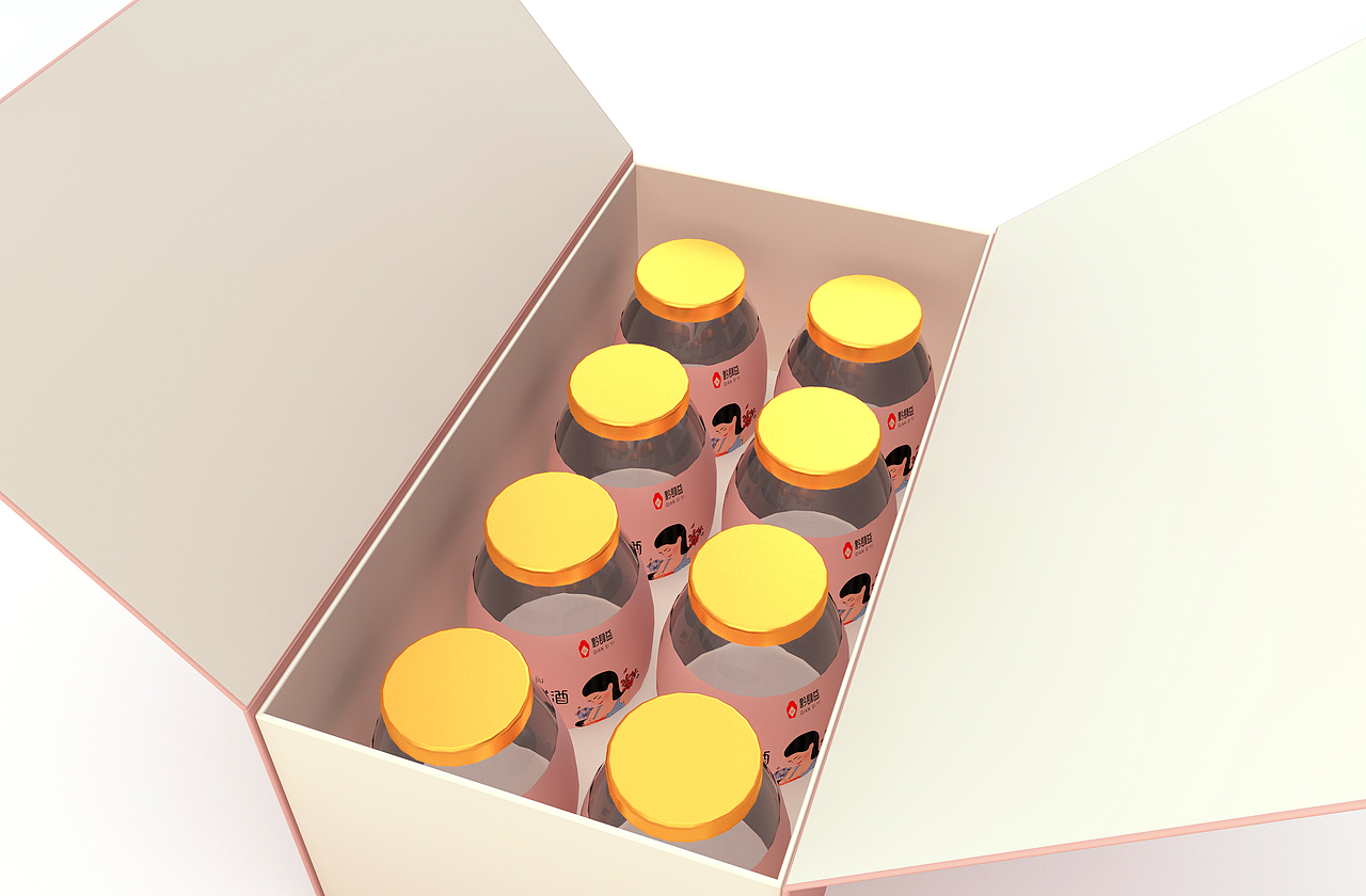 甜白酒包装设计