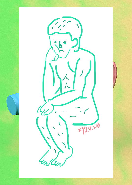 手指涂鸦小总（图ZNjkxNzYxMzI=） - 艺术插画 - 站酷设计师肖魂儿原创素材 - 站酷ZCOOL