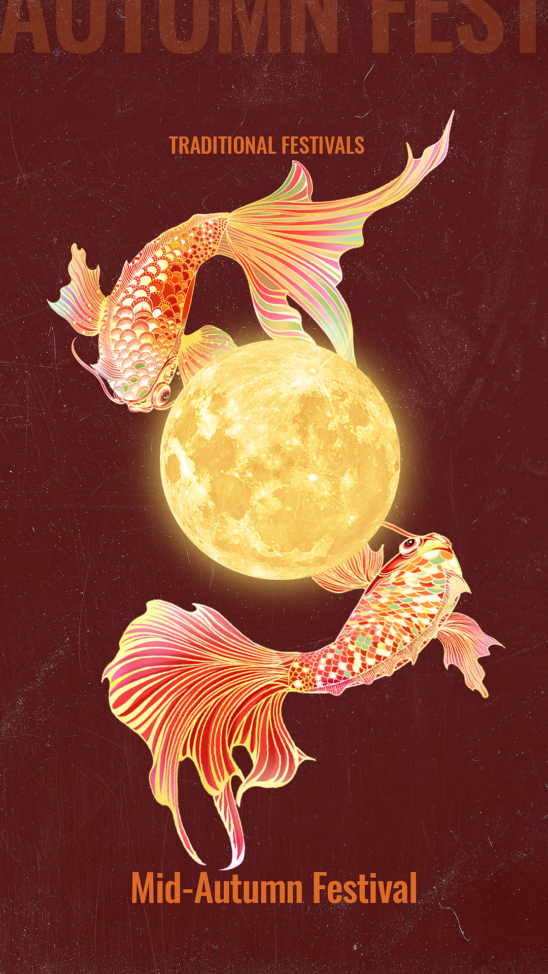 国潮插画近期合集:中秋+国庆+二十四节气之立春