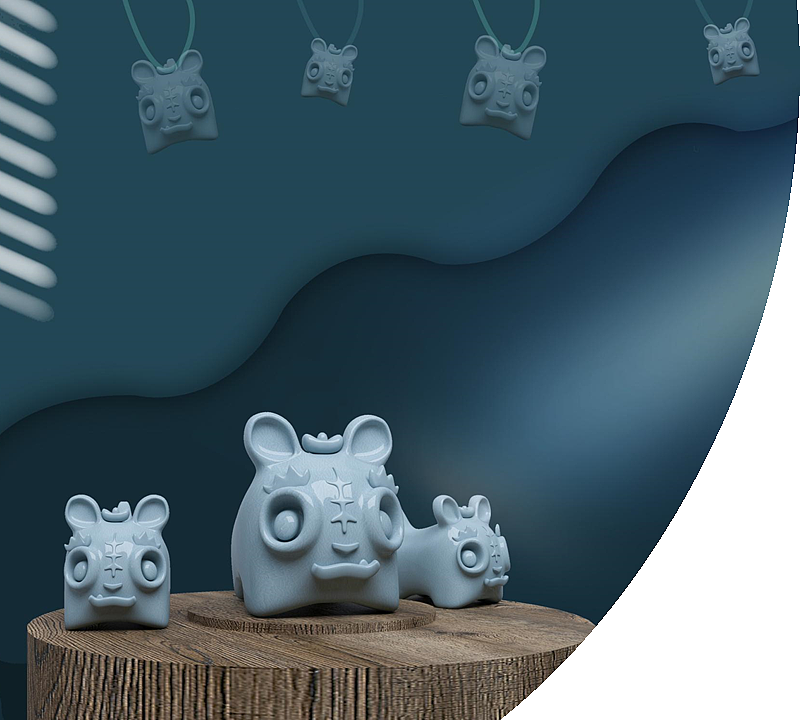 宝丰汝瓷虎头（图ZMjc2ODM0NDQw） - 工艺品设计 - 站酷设计师设计哇原创素材 - 站酷ZCOOL