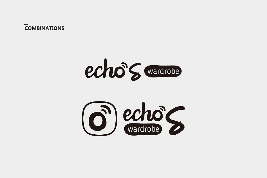 <hello logo>echo's wardrobe 标志设计