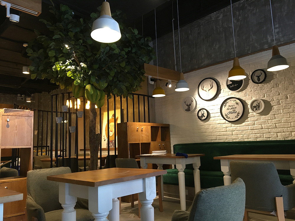 长沙甜品店装修设计案例—榴芒夫妇甜品店