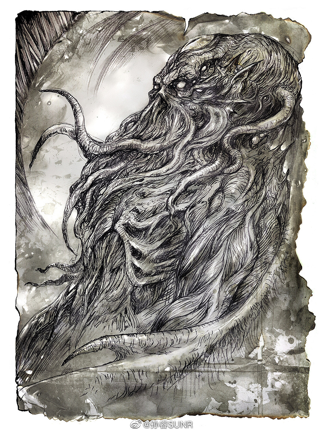 克苏鲁化身草图小稿合集