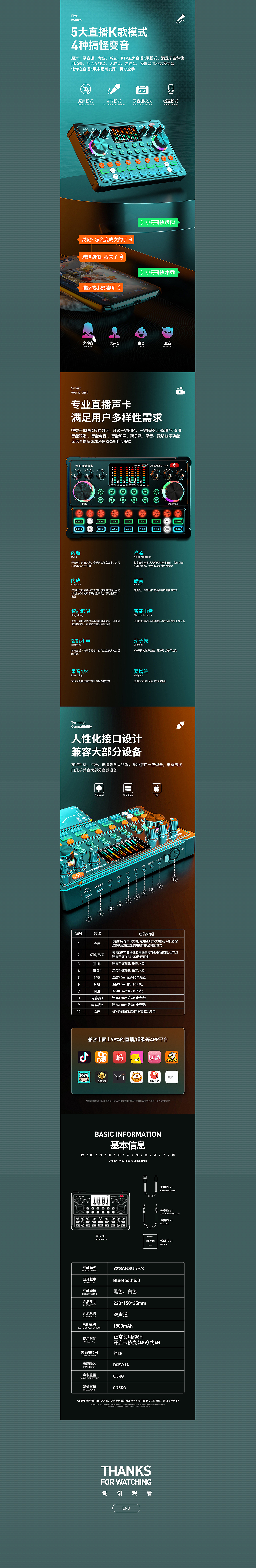 2021直播声卡详情页（图ZMjc5MjI4MTIw） - 电商 - 站酷设计师Ivy0225原创素材 - 站酷ZCOOL