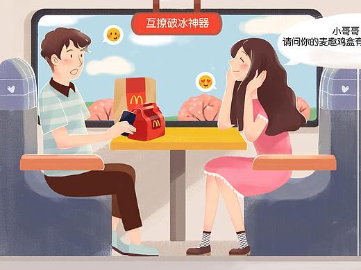 【麦当劳微信高铁长图】