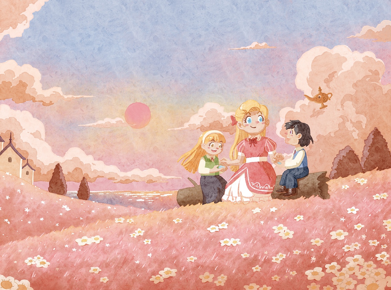 森林公主|插画|绘本|kiki猫大厨 - 原创作品 - 站酷 (zcool)