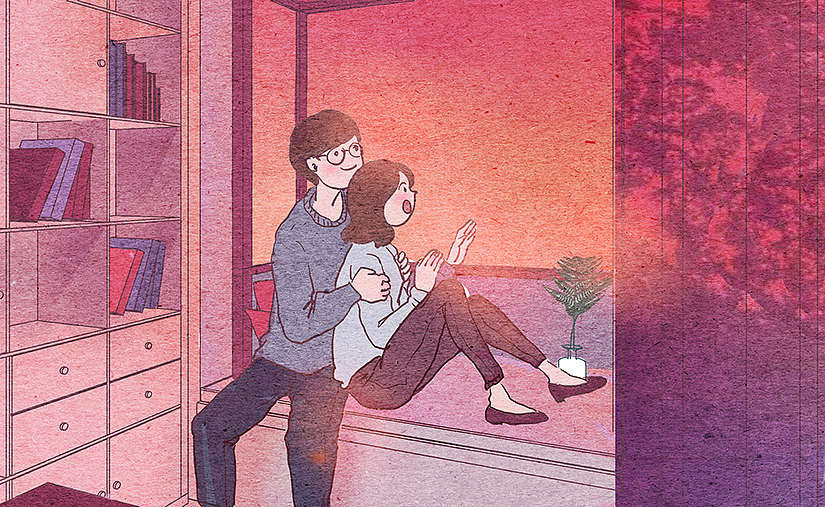 未来的生活想象，一个温馨小屋两颗心:two_hearts:（图ZMTExODk2NzU2） - 创作习作 - 站酷设计师阿鬼鬼原创素材 - 站酷ZCOOL