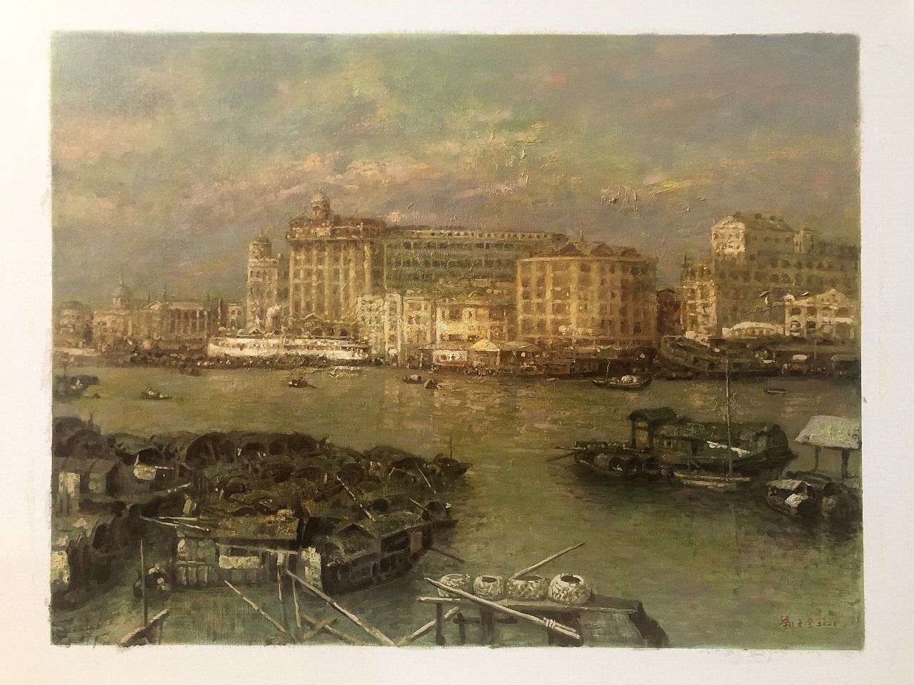 《老上海》|纯艺术|绘画|刘文全油画工作室 - 原创作品 - 站酷 (zcool