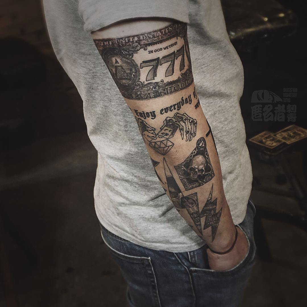 纹身素材第6期——男生大臂部位纹身 - 知乎