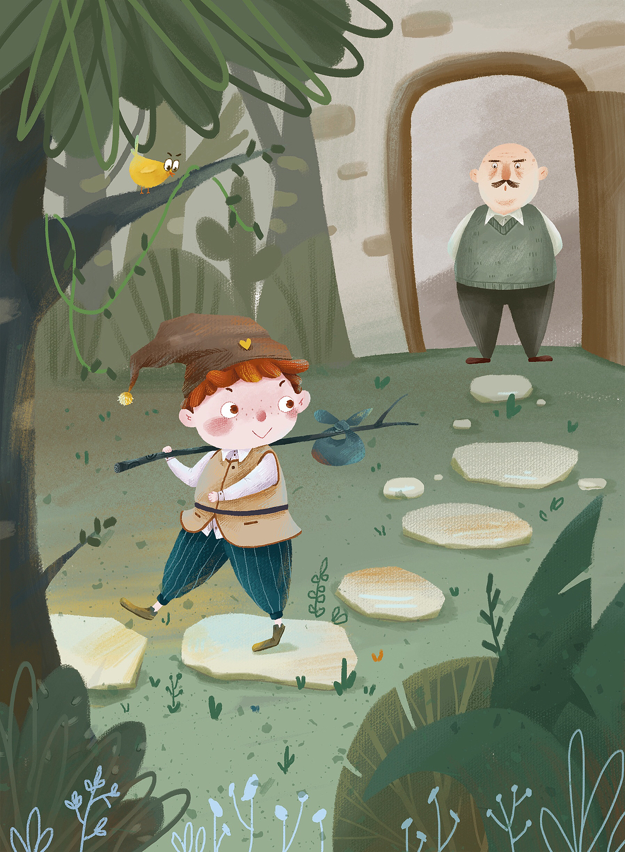 离别的下一步是团聚（图ZOTI3NTMyNzI=） - 儿童插画 - 站酷设计师榨菜杀手原创素材 - 站酷ZCOOL