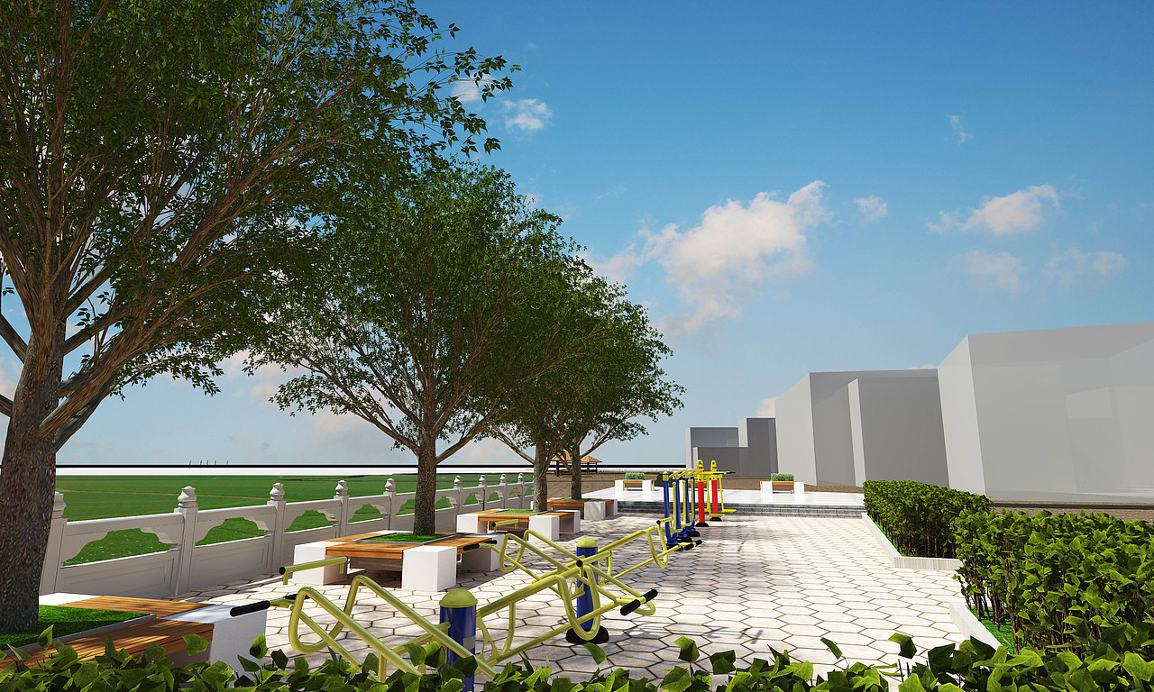 芙蓉村外觀效果圖（圖ZMTExMTUzODA0） - 建筑設(shè)計(jì) - 站酷設(shè)計(jì)師熊熊的筆記原創(chuàng)素材 - 站酷ZCOOL