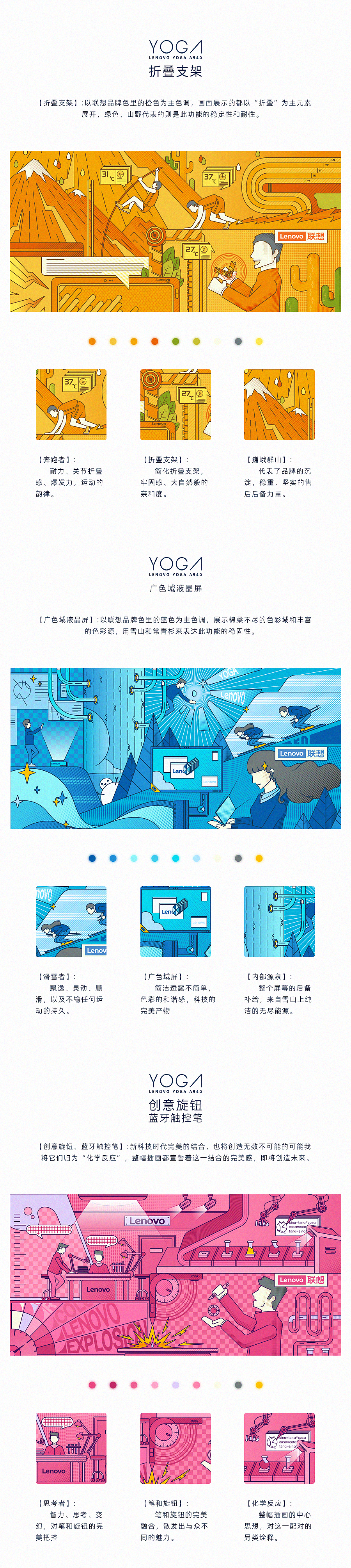 【联想 · 幻彩械能】系列海报（图ZMTcxOTQ0MzYw） - 海报 - 站酷设计师WMLC原创素材 - 站酷ZCOOL