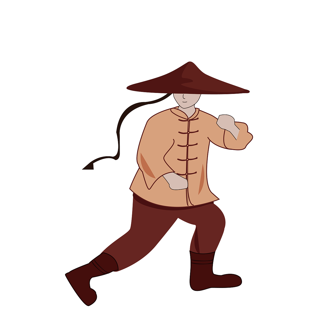 功夫小人（图ZNTc2MDkwODg=） - 艺术插画 - 站酷设计师七彩时光88原创素材 - 站酷ZCOOL