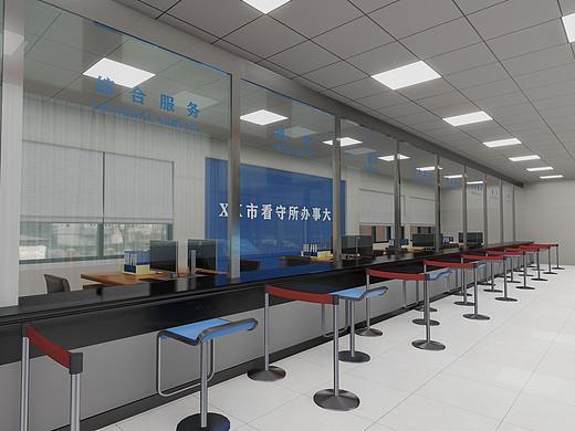 Unity丨办事大厅、走廊（个人主页-ZNDg0NzU3Mjg=） - 场景 - 站酷设计师Ssaber原创素材 - 站酷ZCOOL