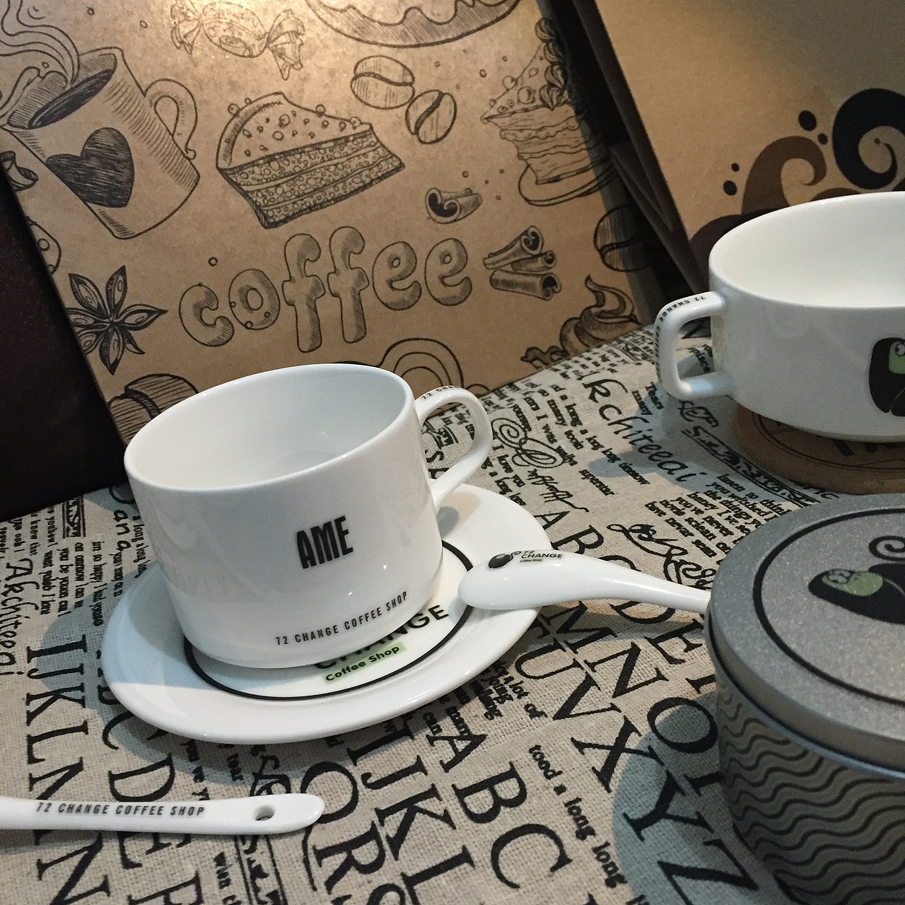 毕业设计：72change coffee shop 视觉形象设计&宣传视频（图ZNTM2Nzk2NDQ=） - Motion Graphic - 站酷设计师明了个明原创素材 - 站酷ZCOOL