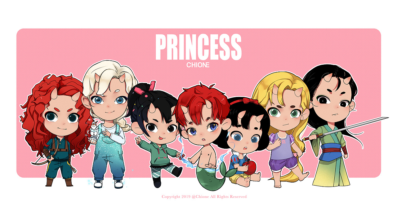 七公主的合影图