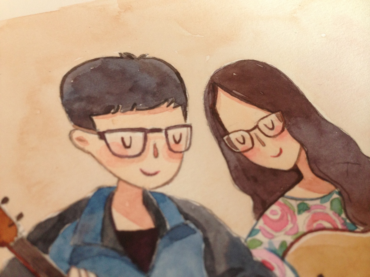 Cherryni's私人订制 | 唯有美女和音乐不可辜负（图ZNDkzODMyMTY=） - 商业插画 - 站酷设计师倪小婷Cherryni原创素材 - 站酷ZCOOL