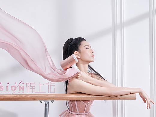 薄雾玫瑰 | 素士H5粉金升级版吹风机海报拍摄