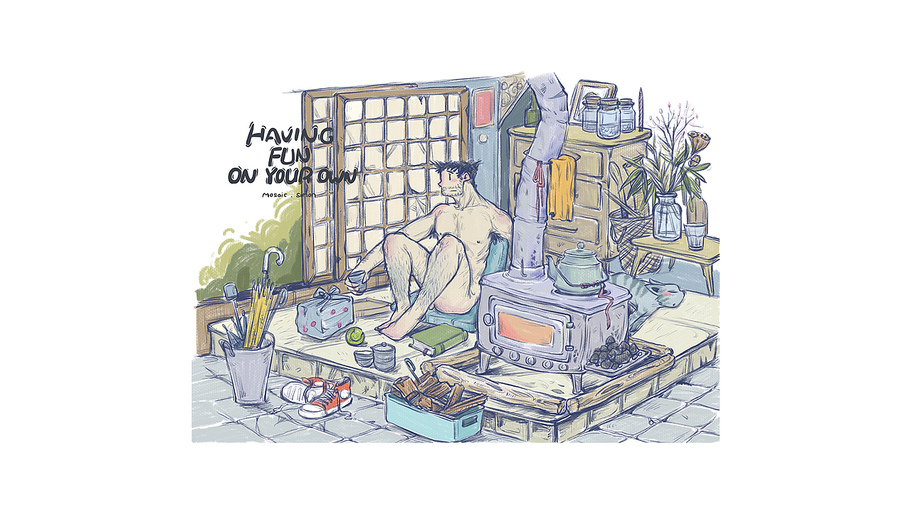 《马克与赛克》陪你度过上班第一天（图ZOTMzMDgzOTI=） - 商业插画 - 站酷设计师Simon小火原创素材 - 站酷ZCOOL