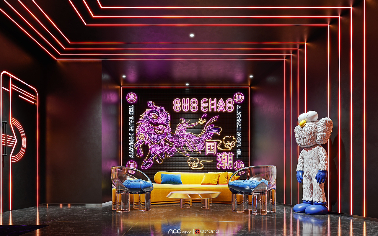 AMG包厢（图ZMjczODM5MzEy） - 商业空间设计 - 站酷设计师CGI_OneD原创素材 - 站酷ZCOOL