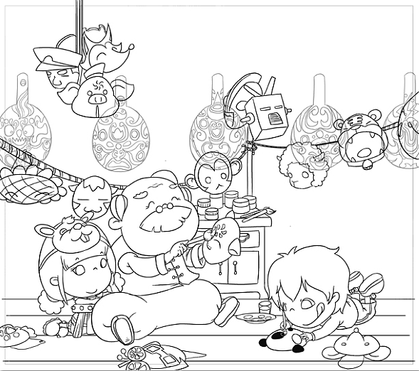 过去在几个公司作品 练习