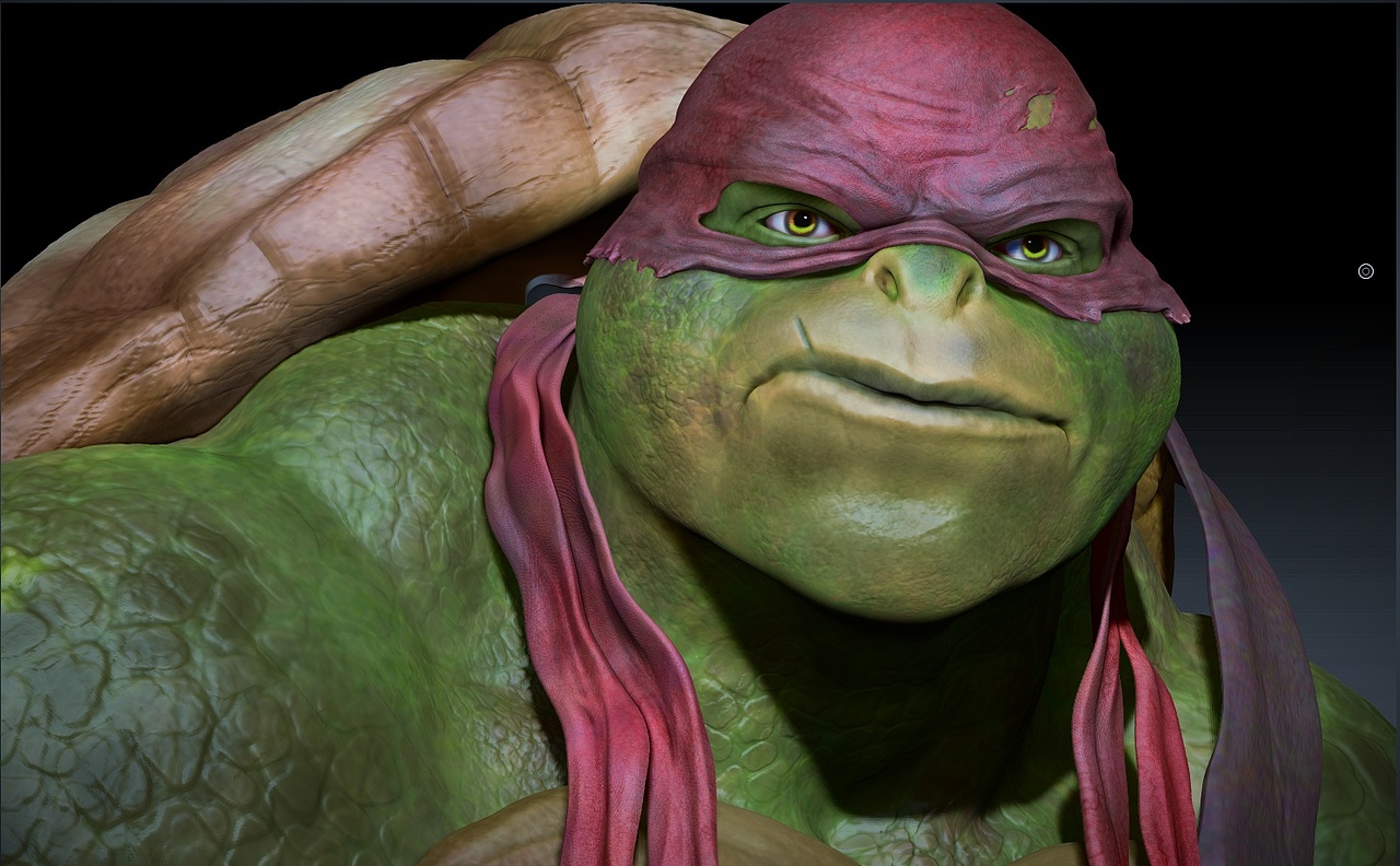 角色模型制作练习忍者神龟