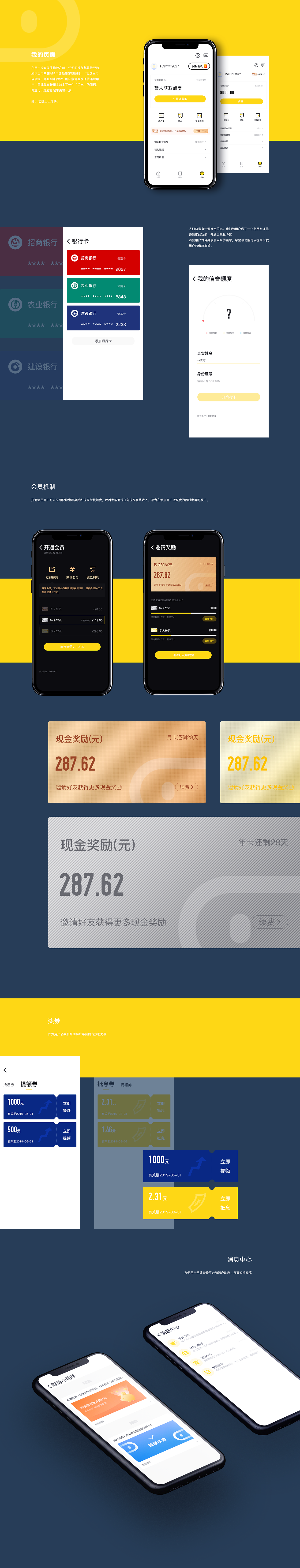 猪小萌-小额贷款APP项目整理（图ZMjAwMDY0OTAw） - APP界面 - 站酷设计师Aolibobo原创素材 - 站酷ZCOOL