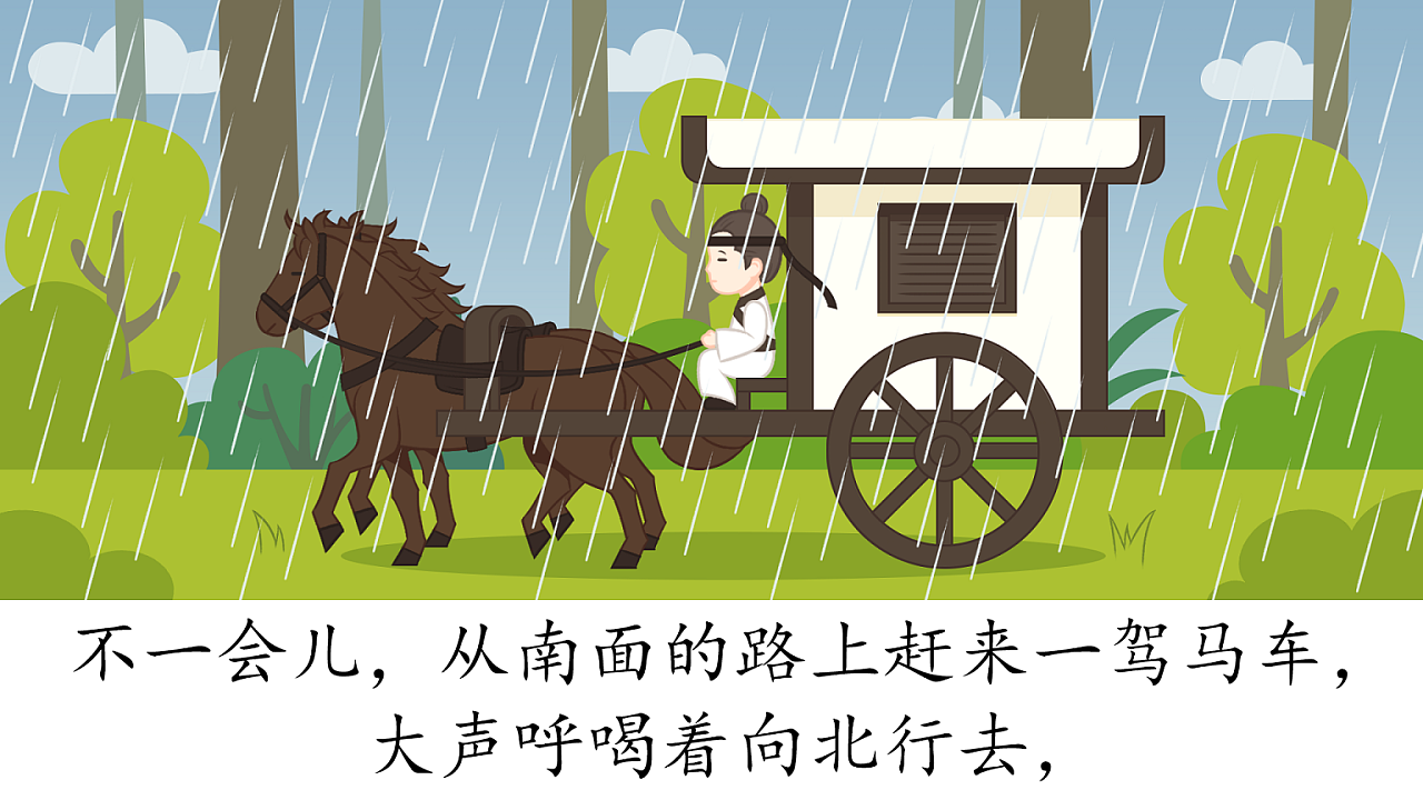 成语故事《南辕北辙》