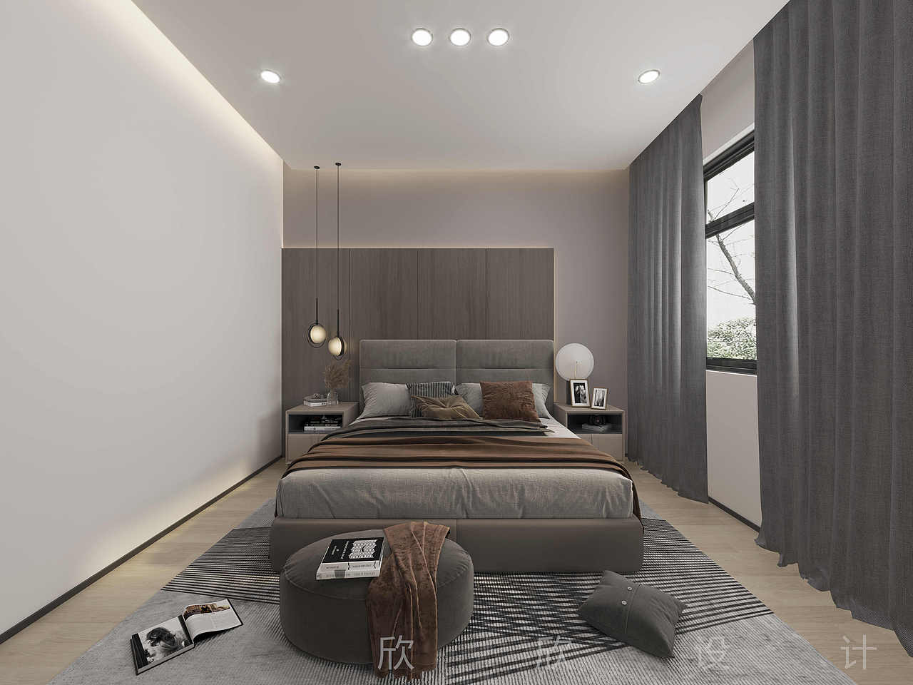 现代风设计效果表现