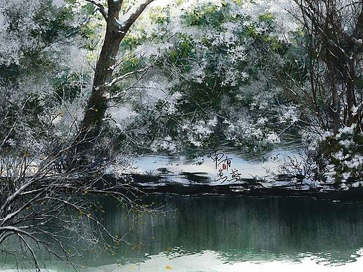 前两天画的雪景（个人主页-ZNjYzNDQ1NzY=） - 创作习作 - 站酷设计师南有鱼鸢原创素材 - 站酷ZCOOL