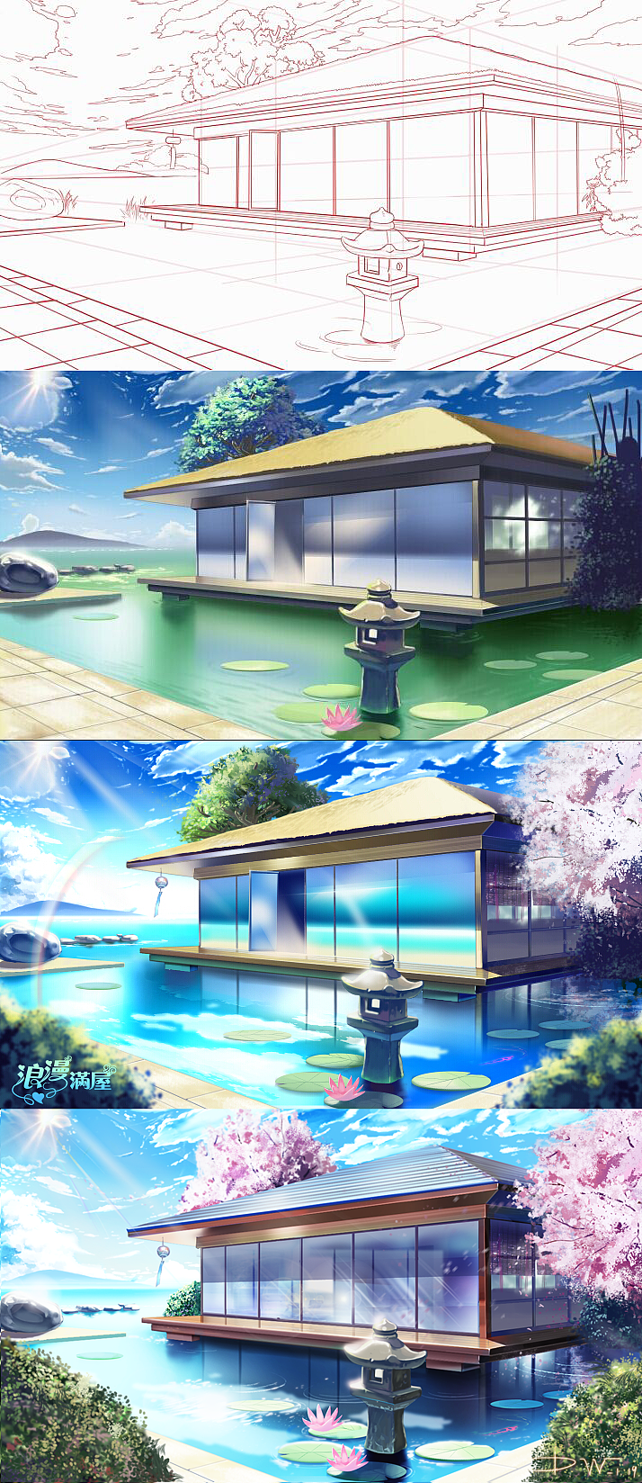 湖畔（图ZMjU5Mzk3Mjg=） - 概念设定 - 站酷设计师whon原创素材 - 站酷ZCOOL