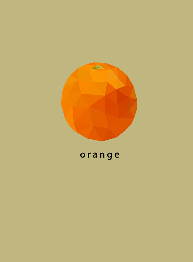 水果遇上low poly