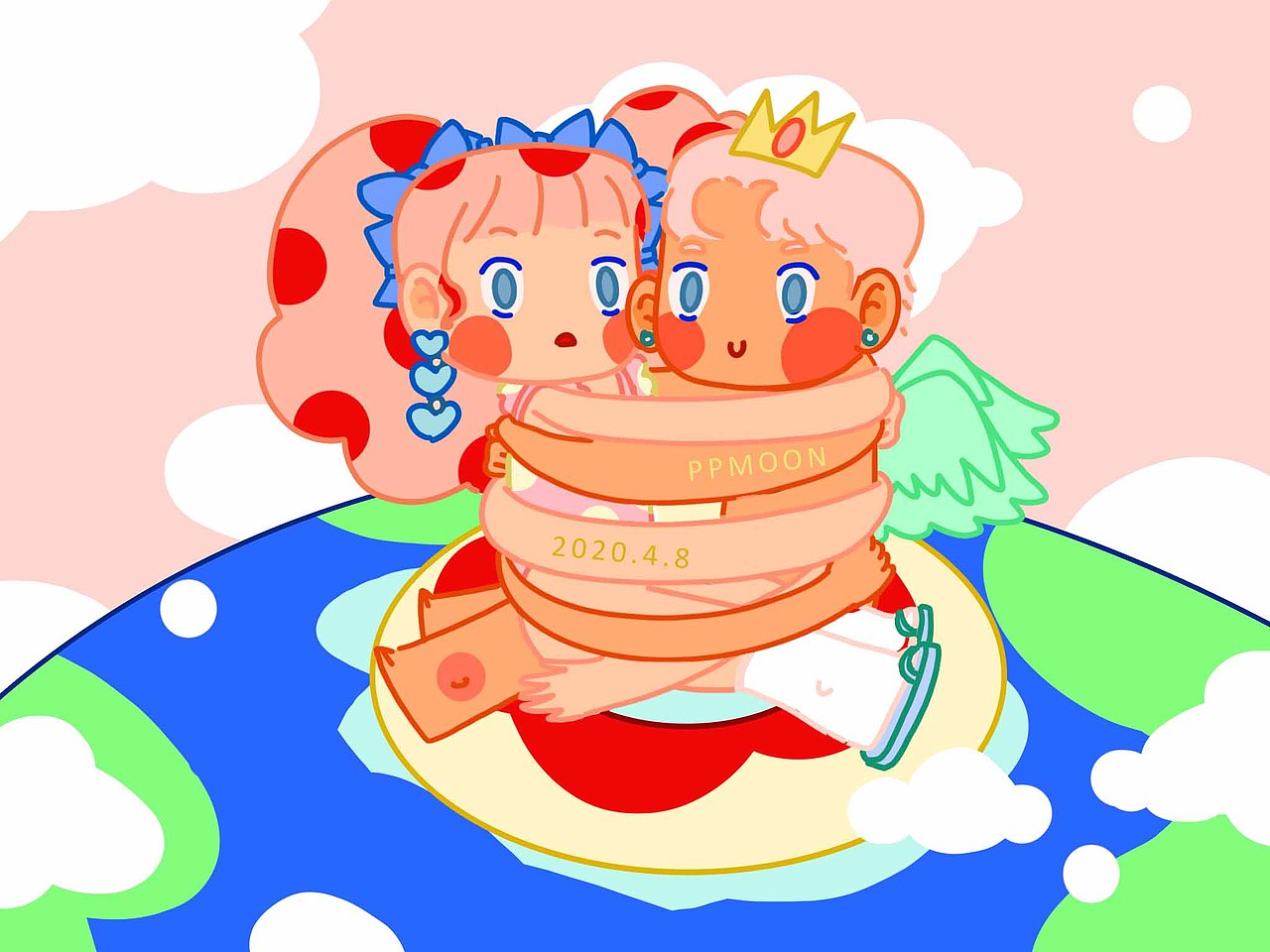 HUG 好想好好拥抱你啊（图ZMjA0NzAzMjQ0） - 创作习作 - 站酷设计师PPMOON原创素材 - 站酷ZCOOL