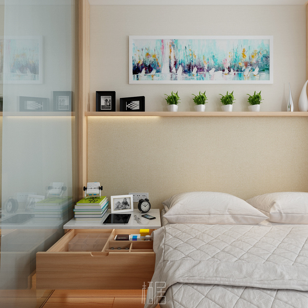一套48平米小居室设计（图ZNDI0NjMxNDg=） - 家装设计 - 站酷设计师隐居地球原创素材 - 站酷ZCOOL