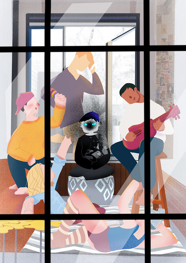 社交只会让我更加融入不了