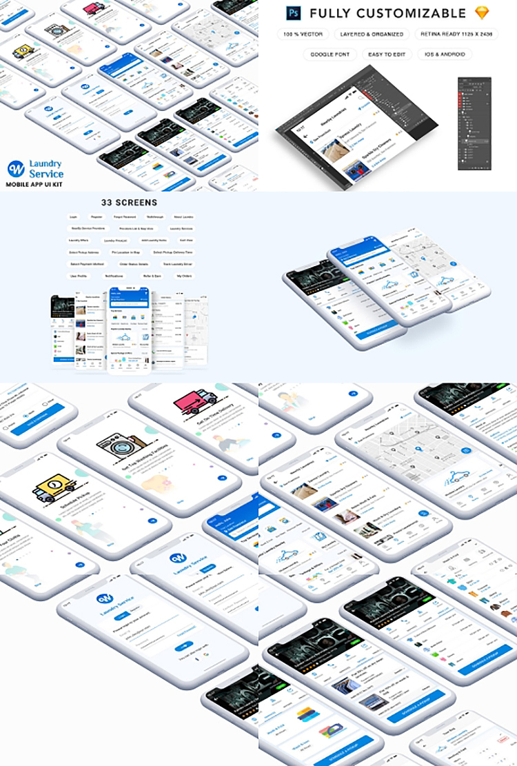本地互联网家政上门服务家电维修钟点工UI设计APP（图ZMjg3MTY1NzM2） - APP界面 - 站酷设计师Z03265482原创素材 - 站酷ZCOOL