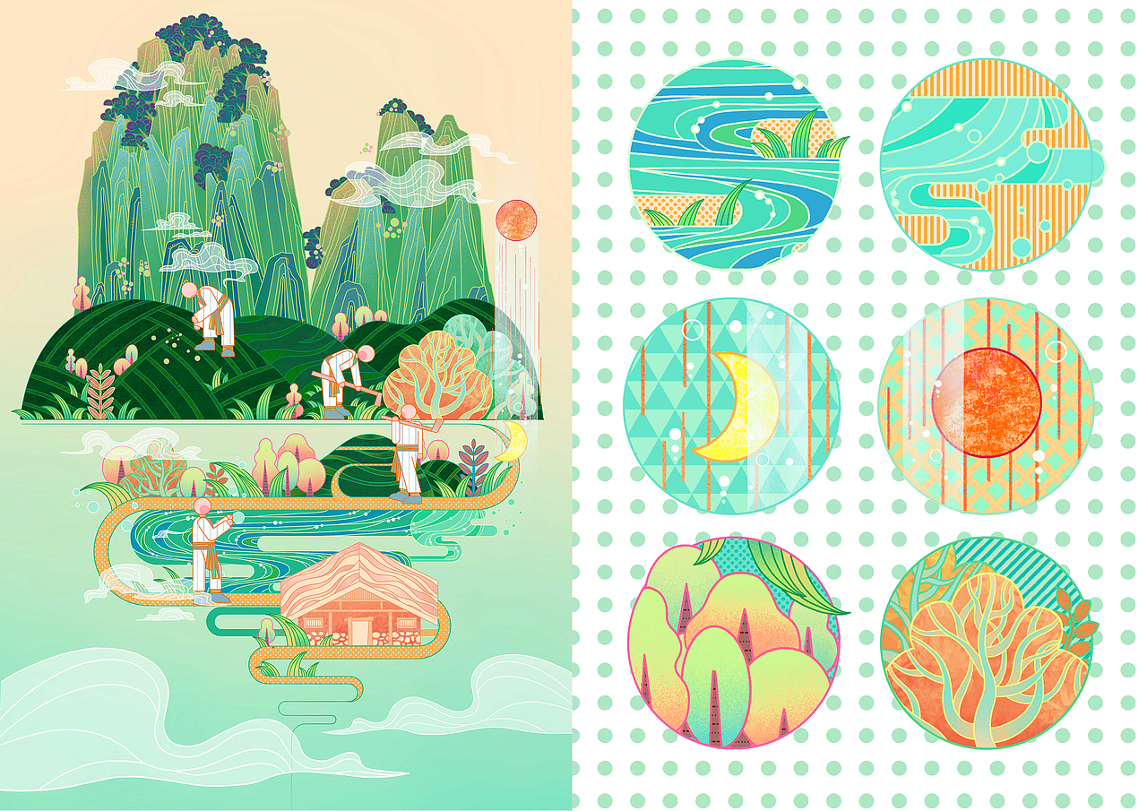 主图与元素延展