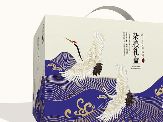 「鹤泉净米」五谷杂粮包装设计