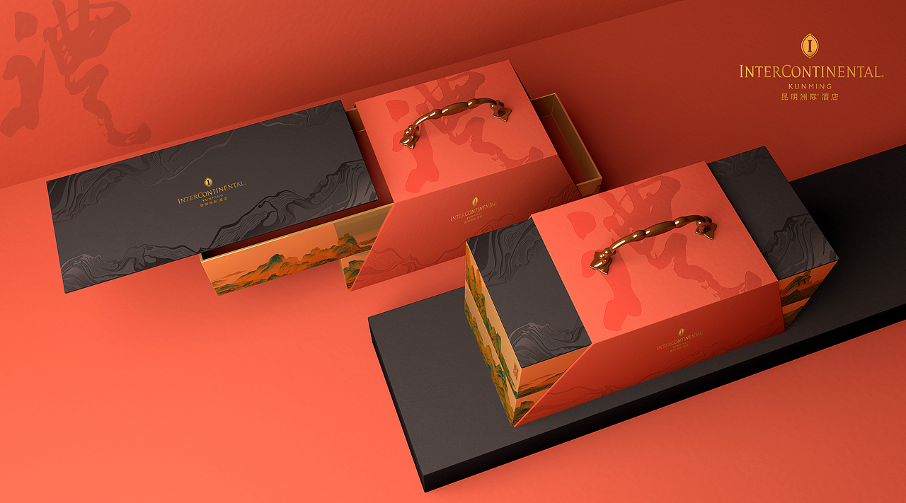 酒店虎年春节包装设计